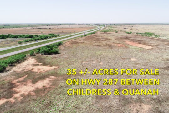 Goodlett Tract of Land on Hwy 287